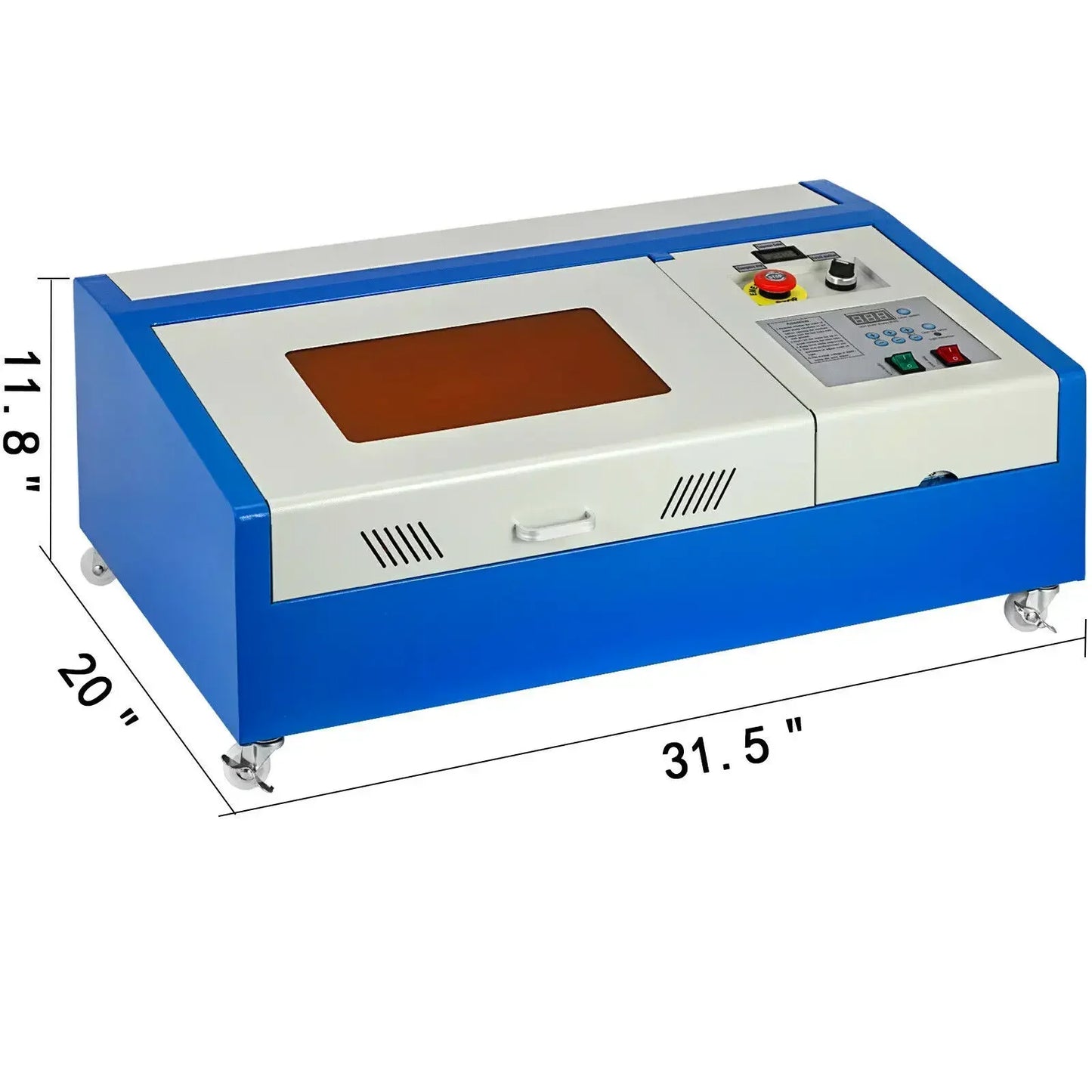 CO2 Laser Engraver 40/50W CO2 Laser Engraving Machine 30*20cm Cut Tools for Wood Leather Woodworking USB Support CorelDraw