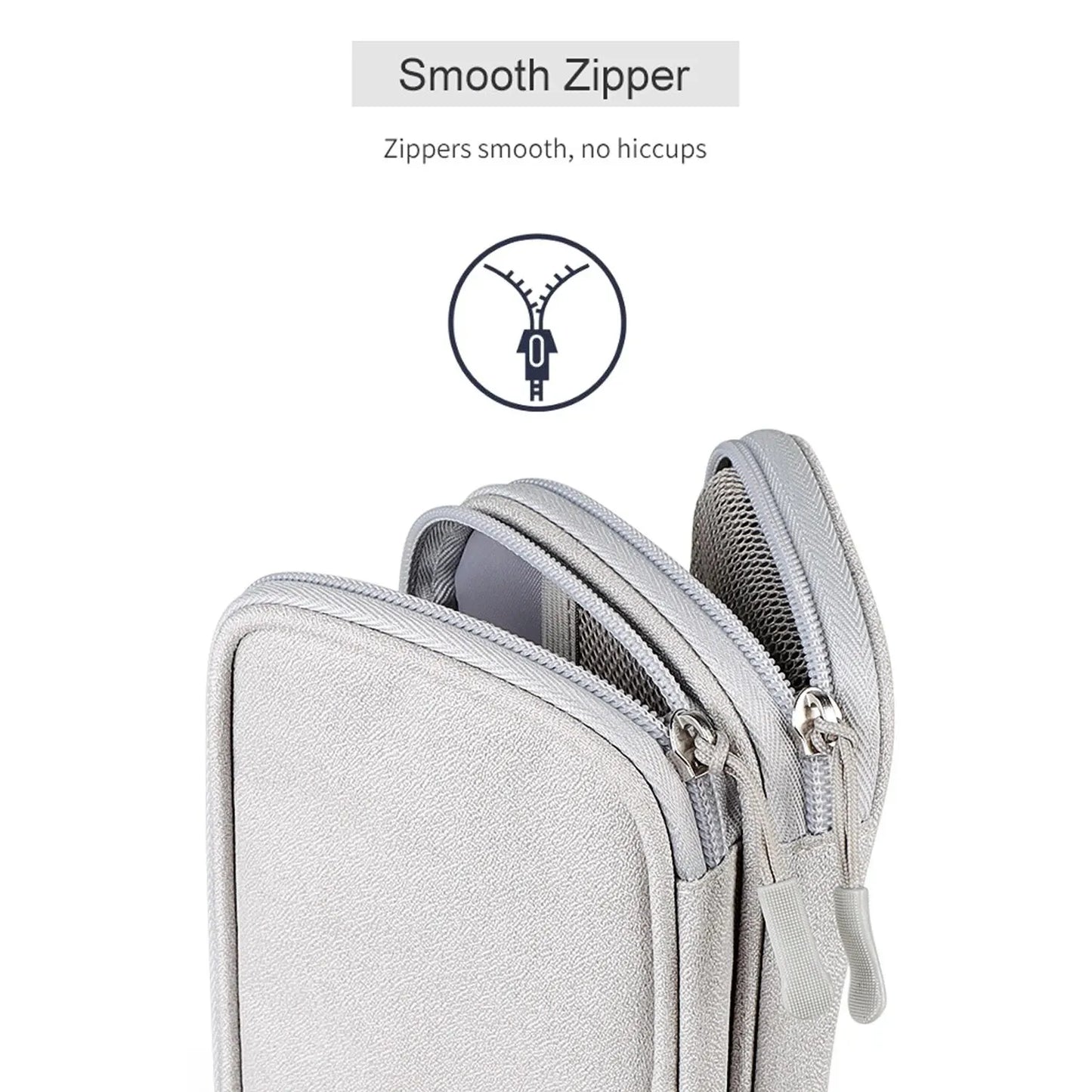 Waterproof Storage Bag Digital Electronic Organizer Portable USB Digital Product Charger Plug Storage Bag Travel Cable Organizer