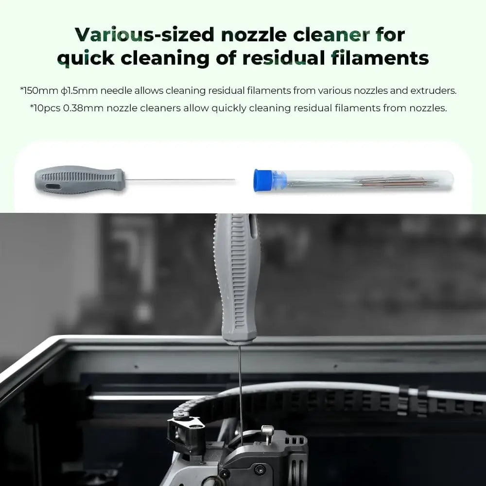3D Printer Tool Kit 74Pcs 3D Printing Tool Wrap Kit Assembly / Removal / Filament Cutting Set 3D Printer Accessories
