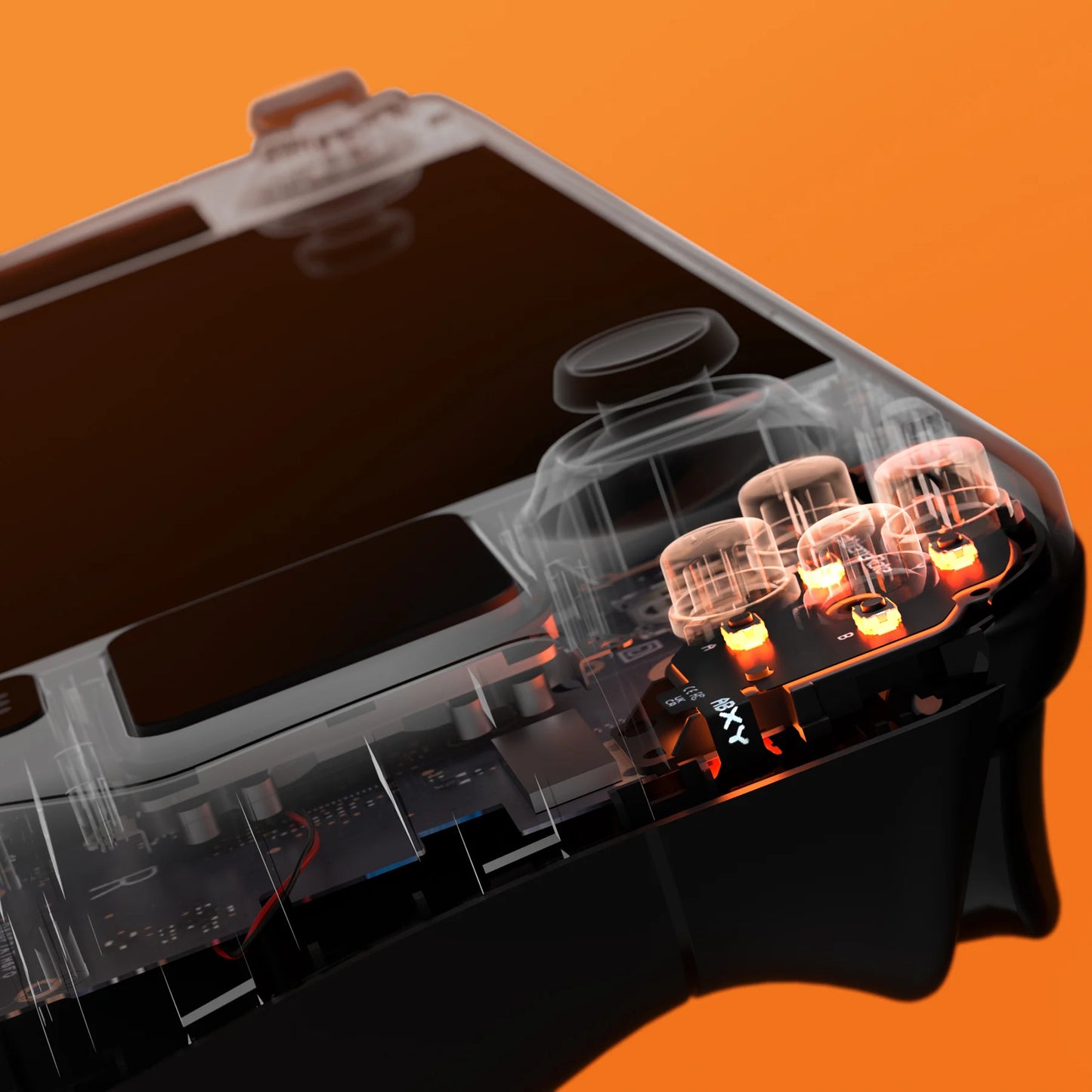 eXtremeRate Face Clicky Kit for Steam Deck OLED Handheld Console, Dpad View A B X Y Menu Keys Face Buttons Mouse Clicky Kit