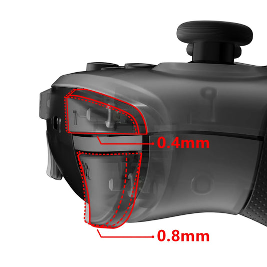 Custom Clicky Hair Trigger Kit Flashshot Trigger Stop Flex Cable for Nintendo Switch Pro Controller