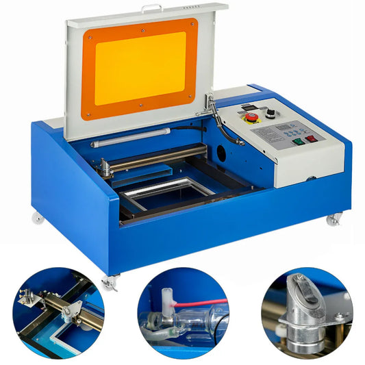 CO2 Laser Engraver 40/50W CO2 Laser Engraving Machine 30*20cm Cut Tools for Wood Leather Woodworking USB Support CorelDraw