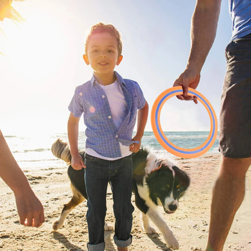 25cm Swivel Flying Discs Professional Throwing Disc Children Adult Outdoor Playing Flying Saucer Game Pet Interactive Dog Toys