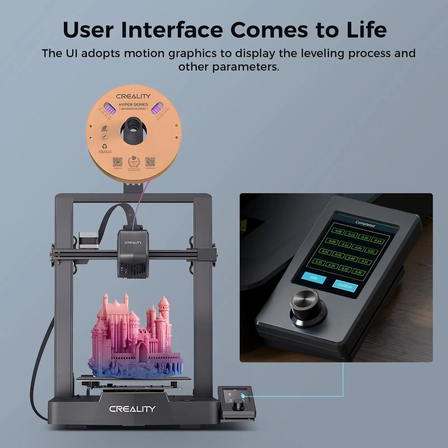 3D Printer Sprite Direct Extrusion IU Display Auto Leveling Dual Z-axis 3D Printer Creality Ender-3 V3 SE