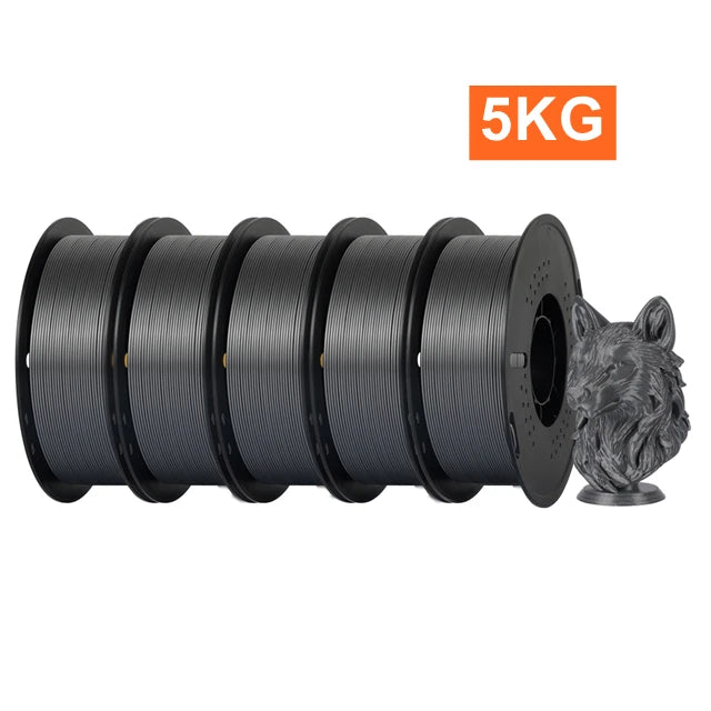 3D Printer Filament 1.75mm 5KG 10KG Mix Color 3D Printing Material 1kg/roll  petg Plastic For FDM 3dprinter
