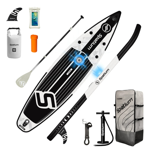Touring Paddle Board Inflatable Stand Up Paddle Board Non-Slip Surf Board Water Sports Kayak Surf Set with Pump Backpack