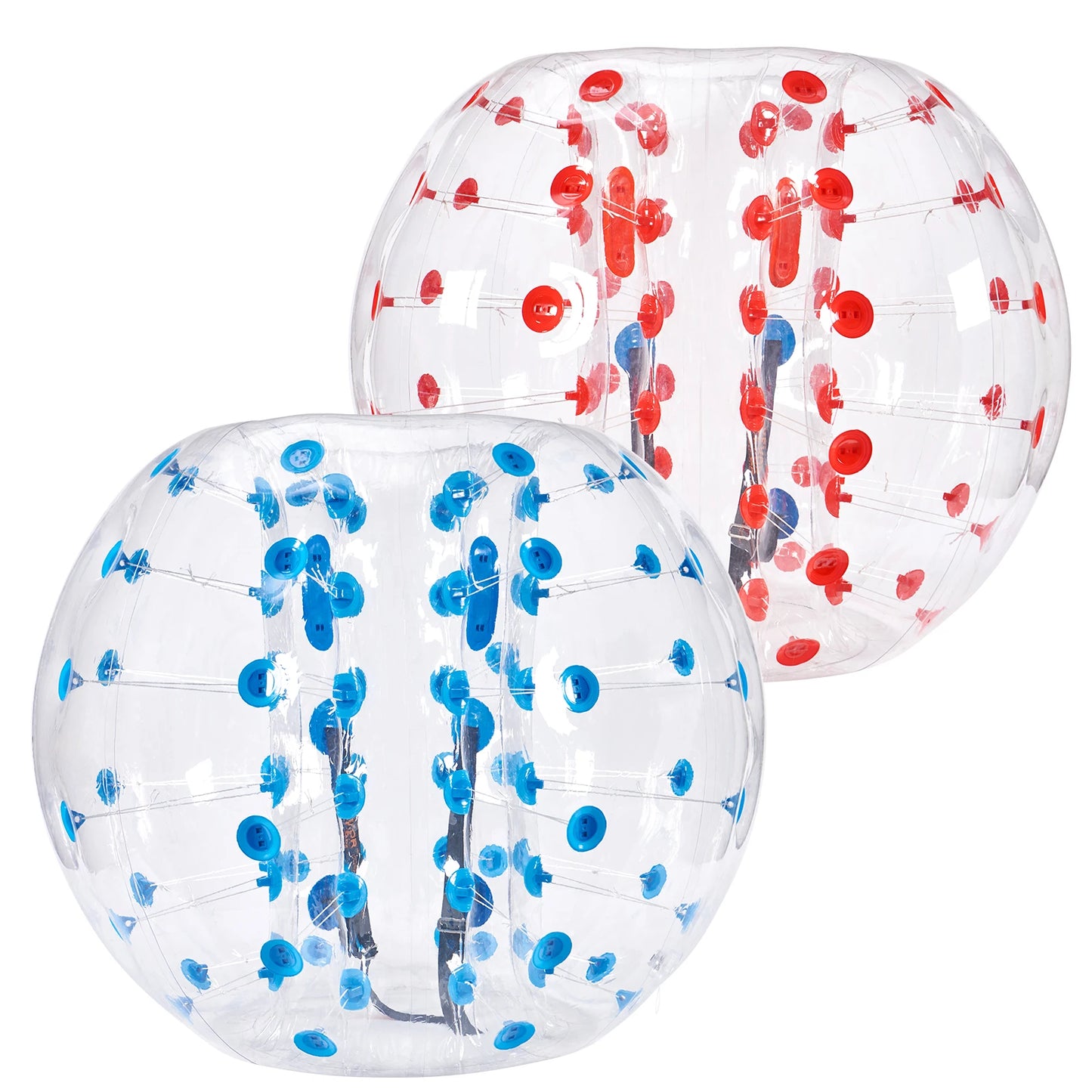 2-Pack 5FT/1.5M Inflatable Bumper Balls 0.8mm Thick Bubble Soccer Balls Inflatable Zorb Balls for Adults or Children