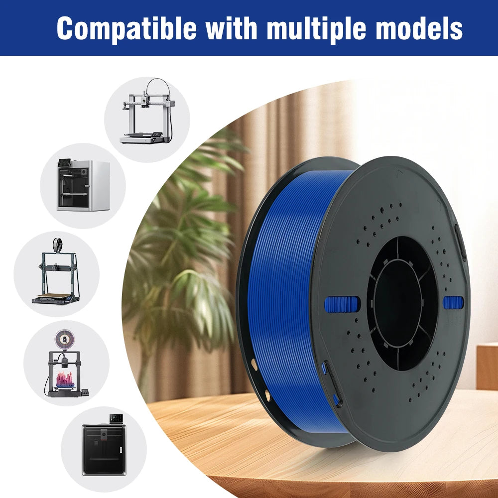 3D Printer Filament 1.75mm 5KG 10KG Mix Color 3D Printing Material 1kg/roll  petg Plastic For FDM 3dprinter