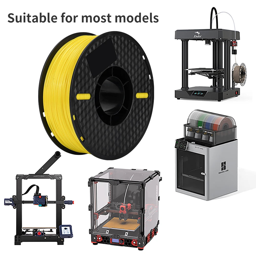 5KG ABS Filament 1.75mm 3D Printing Material  ±0.02mm 100% No Bubble Non-Toxic High Toughnes for FDM 3D Printer Filamen