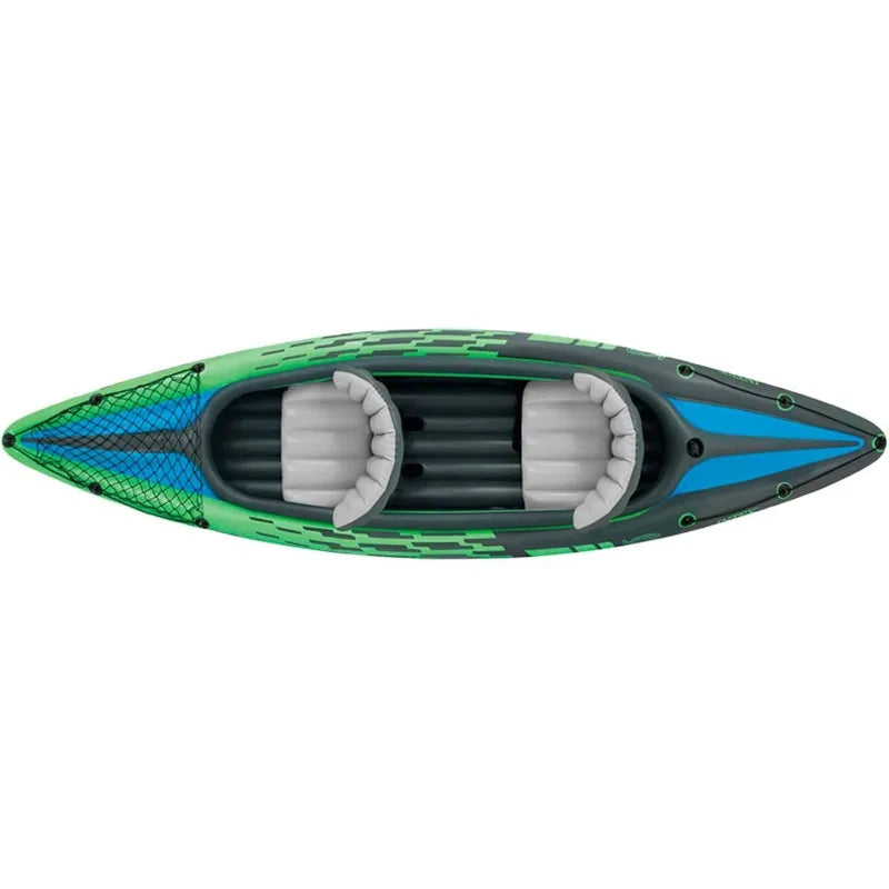 Inflatable Kayak Series: Includes Deluxe 86in Kayak Paddles and High-Output Pump – SuperStrong PVC