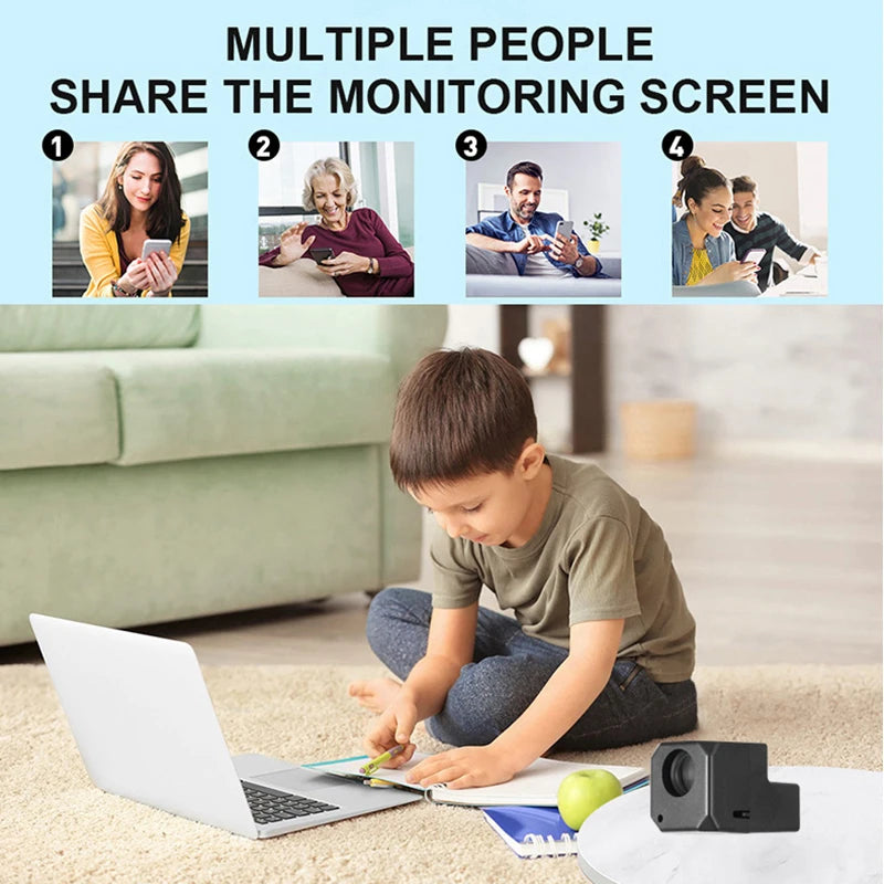 Xiaomi 4K Mini Security Camera Smart Monitoring 150° Wide Angle Surveillance Infrared Night Vision WiFi Monitor Motion Detecting