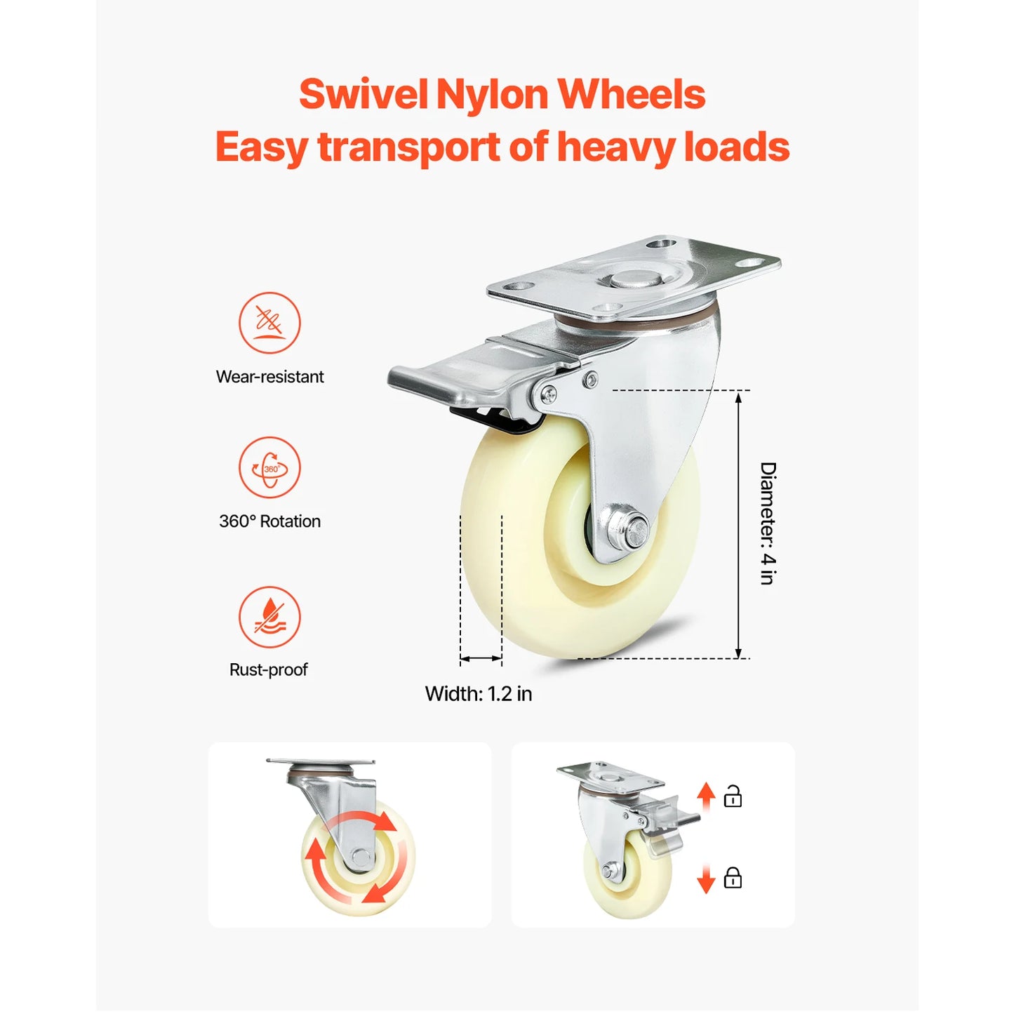 1000/1300 lbs Watercraft PWC Dolly Jet Ski Stand PWC Cart with 4 Casters & Adjustable Bunks for Moving Kayaks Speedboats