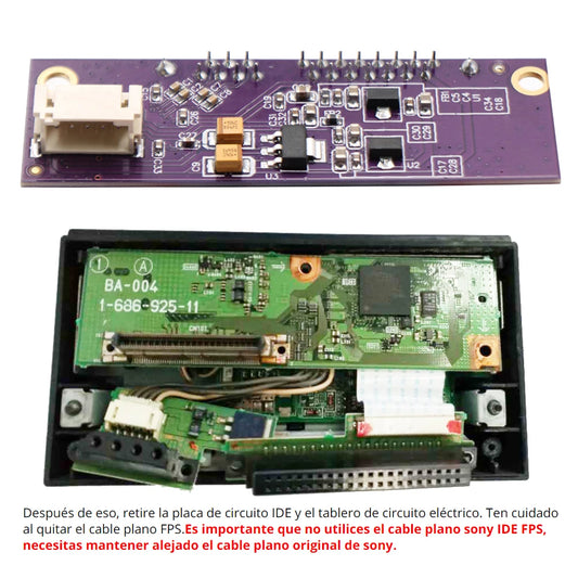 SATA Game Adapter Board Replacement Parts IDE Original Network Adapter Module Purple for SONY PS2