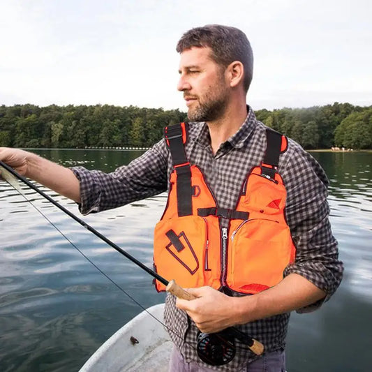 Snorkel Vests For Adults Life Vest Floatation Devices Fishing Life Vest With Reflective Strips Kayak Life Vest Fishing
