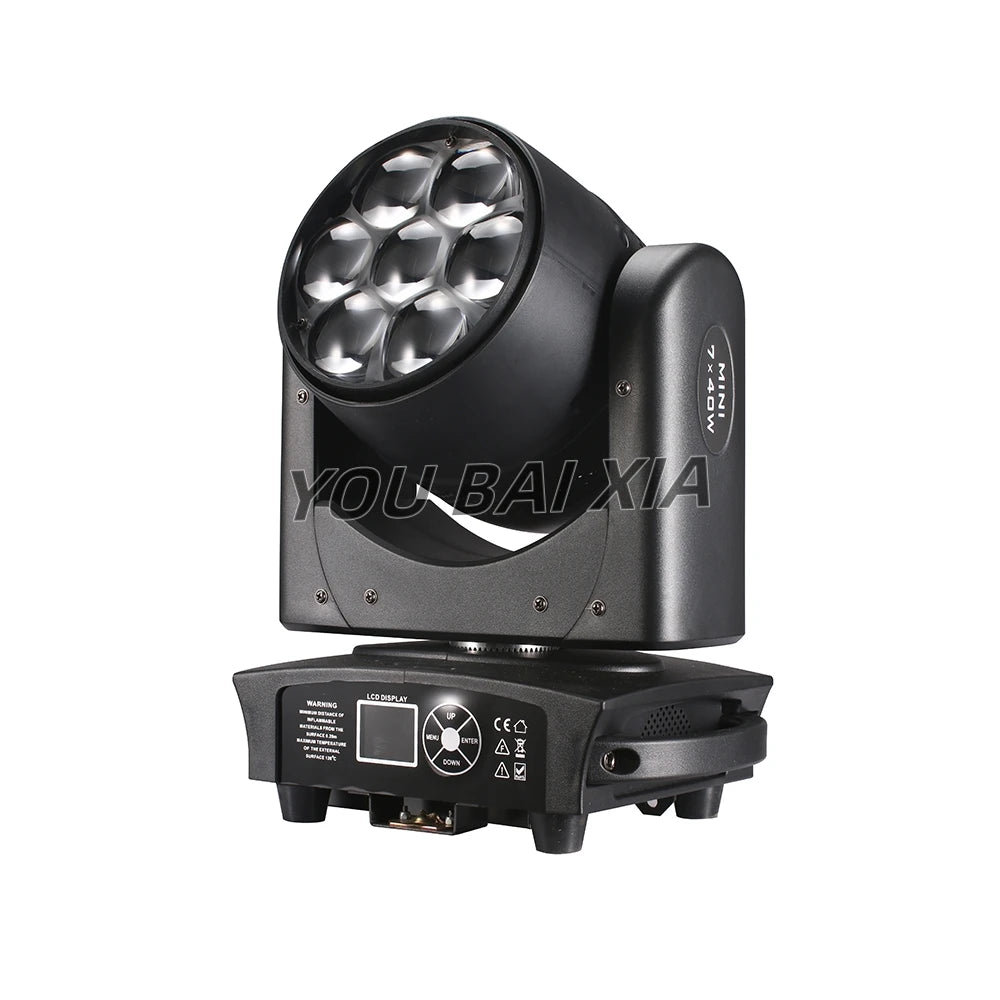 4PZ/Lyre Sharpy LED Beam + Wash 7x40W 4 in1 RGBW Zoom testa mobile DMX per NightClub Dj Disco Party Bar Stage Lighting Equipment