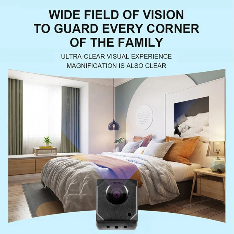 Xiaomi 4K Mini Security Camera Smart Monitoring 150° Wide Angle Surveillance Infrared Night Vision WiFi Monitor Motion Detecting