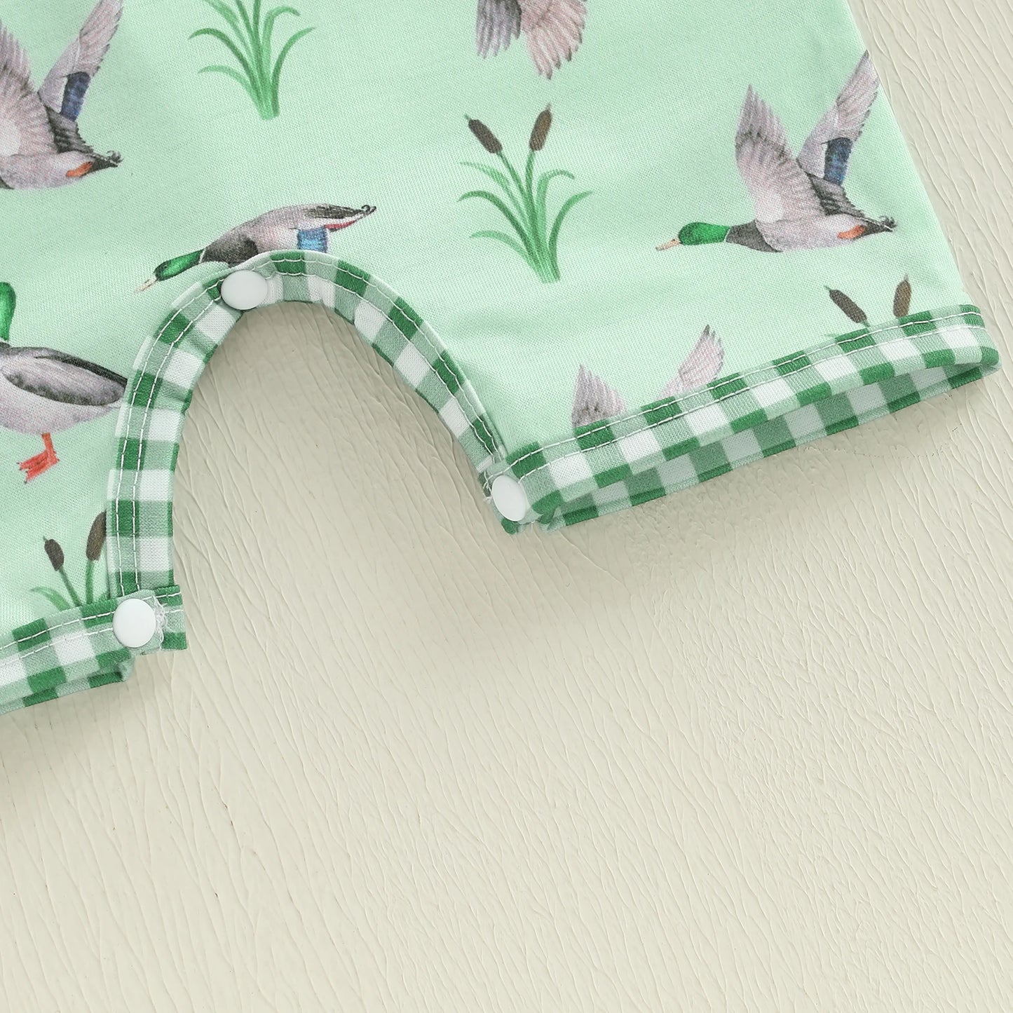 Toddler Boys Romper  Snap Closure Striped Dinosaur Print  Outfit for Summer Beachwear