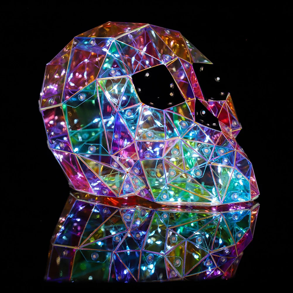 LED Ghost Lights Halloween Decor Lights Lights-Up Ghosts Pumpkin Skull Ornament Spooky Ghost Night Light Figurines Decorations