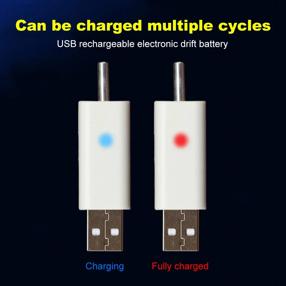 CR425 Night Fishing Float Batteries with USB Charger CR425 Rechargeable Cells Night Float Portable Glowing Water Bobber Tackles