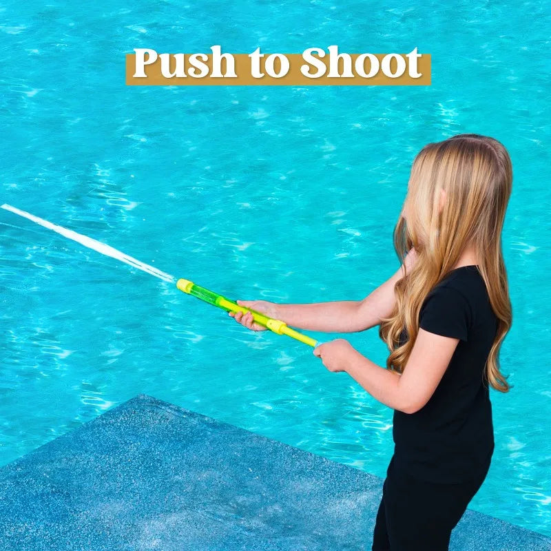 18 Pcs 16.5'' Water Gun Set Super Soaker Blaster Squirt Guns for Summer Swimming Pool Backyard Game Fighting Play Pool Toy