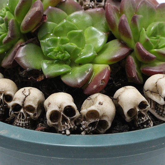 20Pcs Skeleton Statues Ornament Decorative Halloween Decorative Skeleton Model Creative Festival Theme Party Haunted House Decor