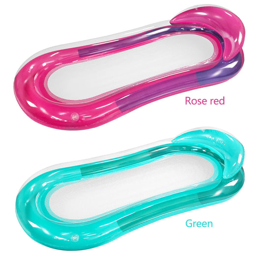PVC Inflat Air Mattress Foldable Water Recliner Mats Portable Leak Proof Nozzle Wear Resistant Swimming Pool Accessories