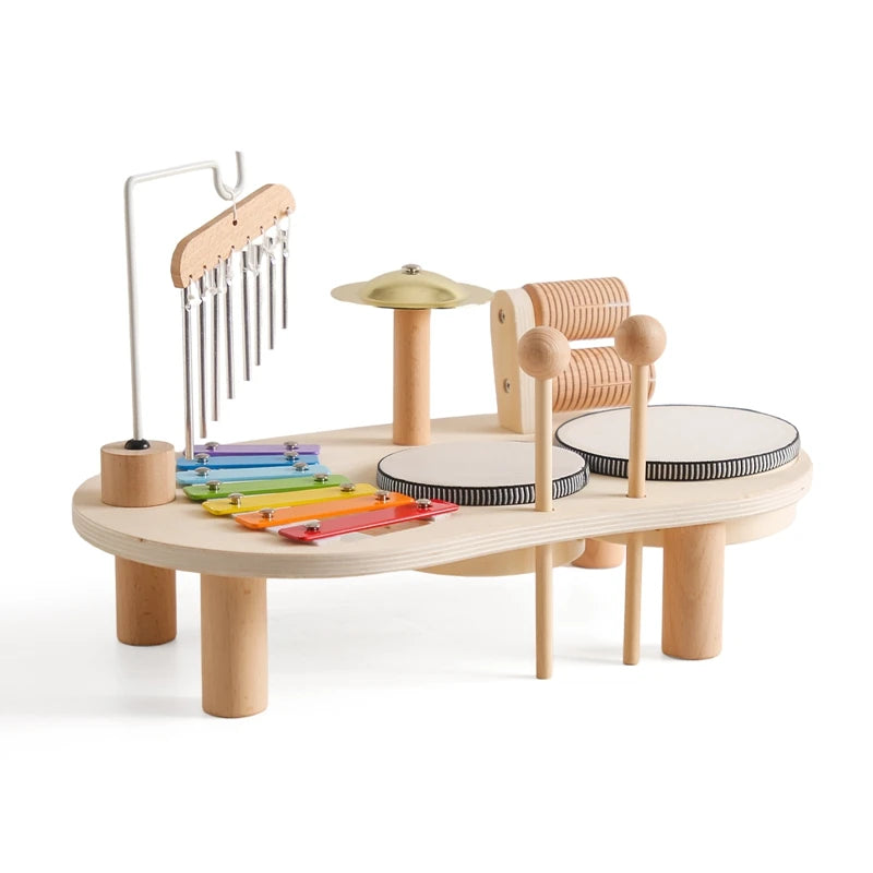 Baby Educational Toys Wooden Aeolian Bells Montessori Children's Musical Toys Xylophone