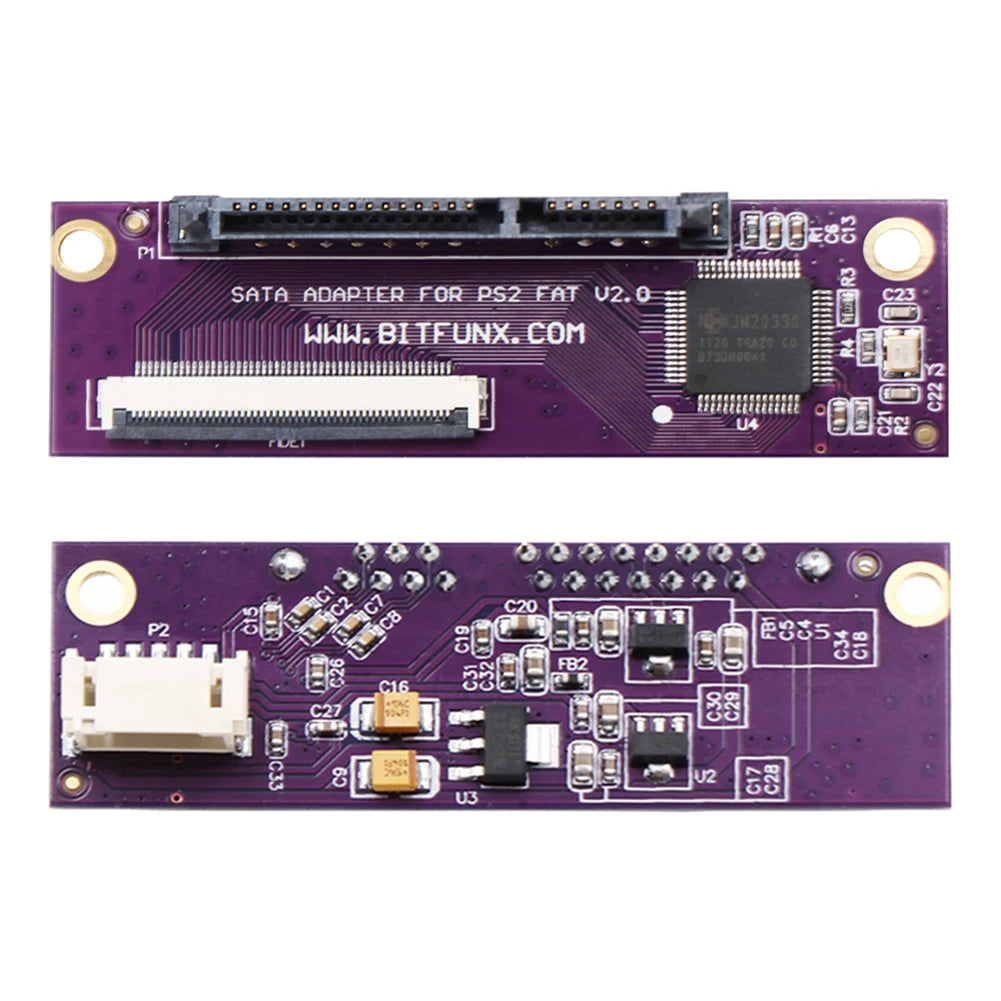 SATA Game Adapter Board Replacement Parts IDE Original Network Adapter Module Purple for SONY PS2