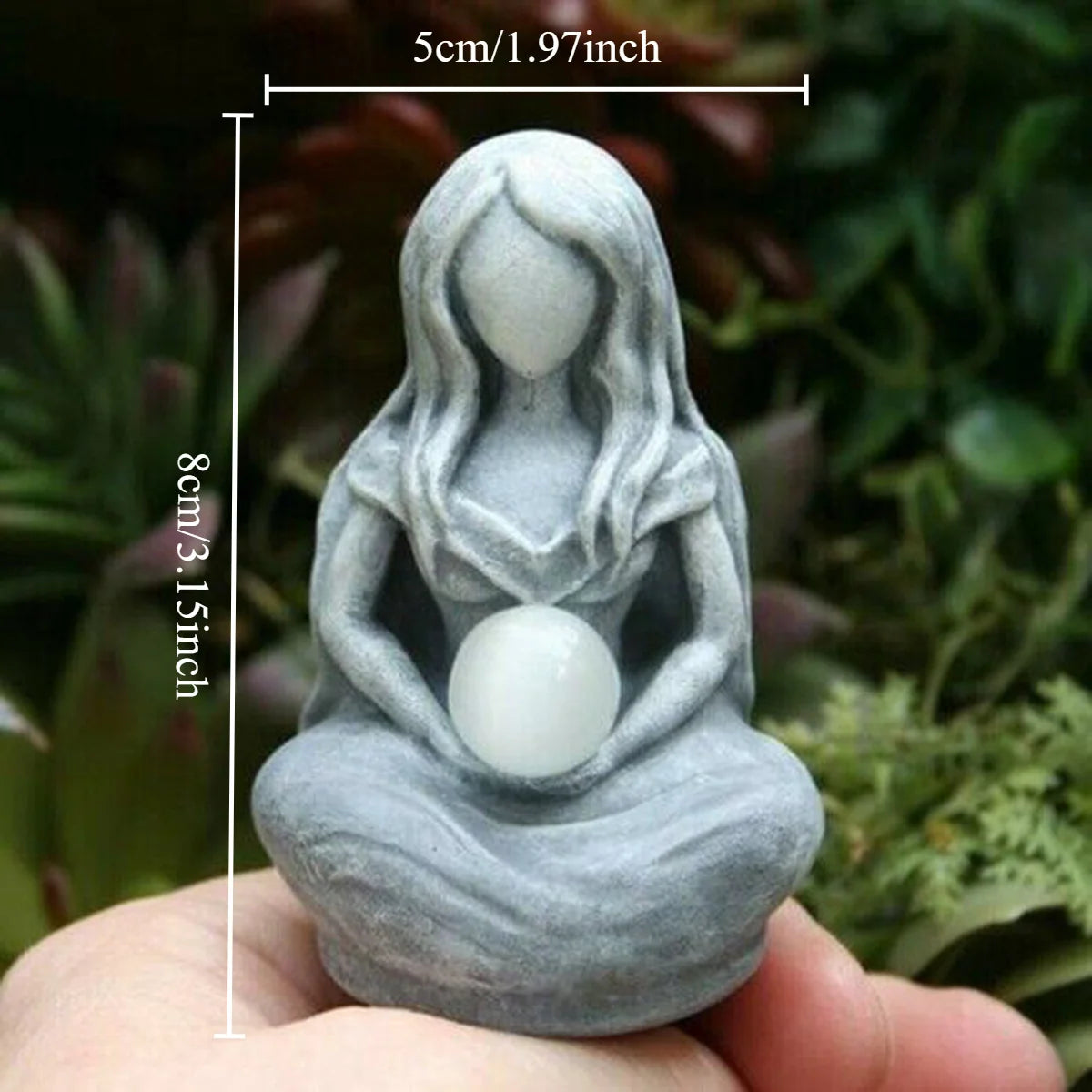 Moon Goddess Resin Craft Ornament Statue Decoration Bedroom Living Room Desktop Decoration