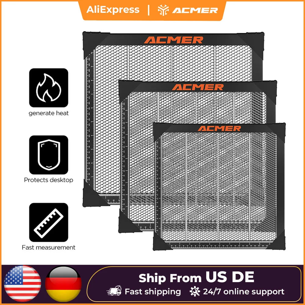 Laser Honeycomb Working Table Universal Honeycomb Bed Panel For CO2 Or Diode Cutting Laser Engraver Accessories Protection