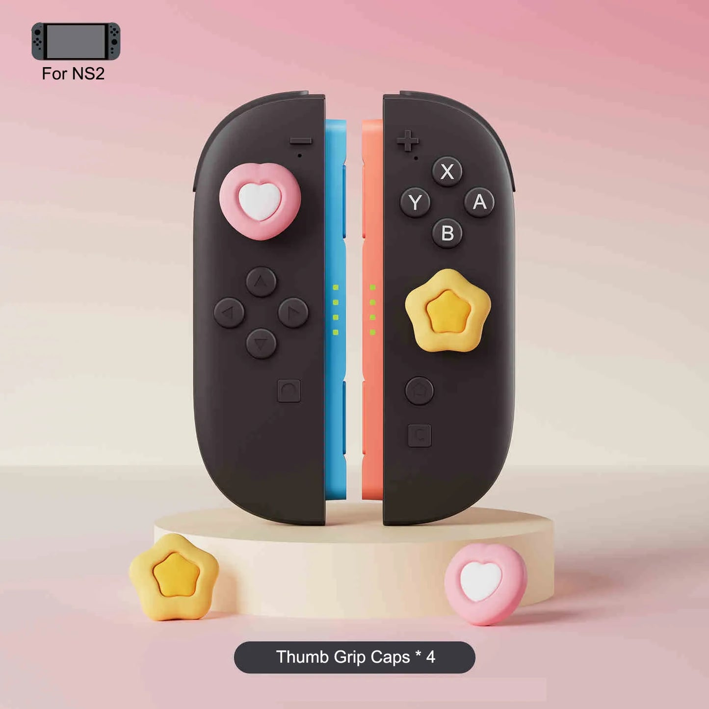 Geekshare Star Wing Series Pink Protective Case Storage Bag Carrying Case Big Mouse Pad for Nintendo Switch OLED Joy Con Gift