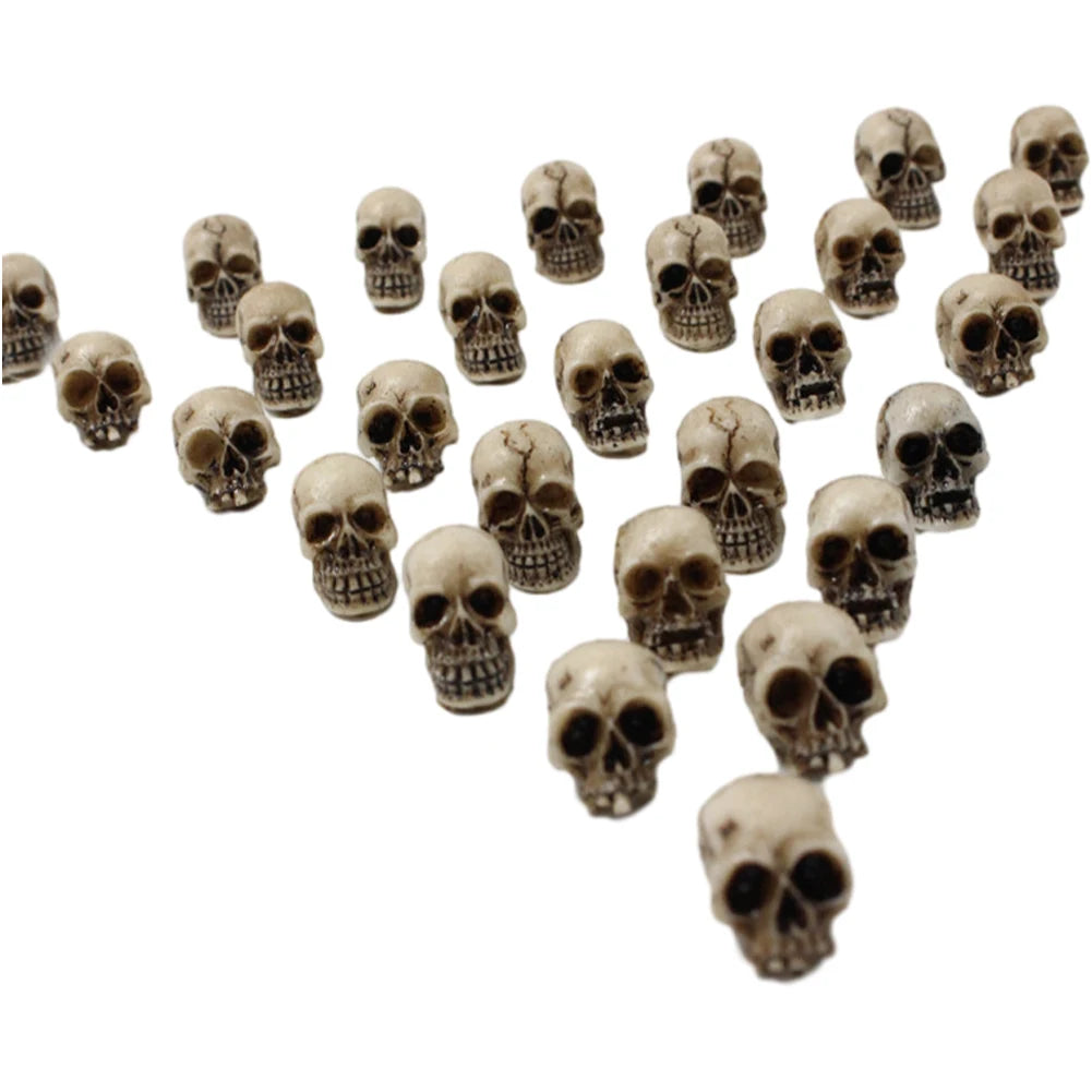 20Pcs Skeleton Statues Ornament Decorative Halloween Decorative Skeleton Model Creative Festival Theme Party Haunted House Decor