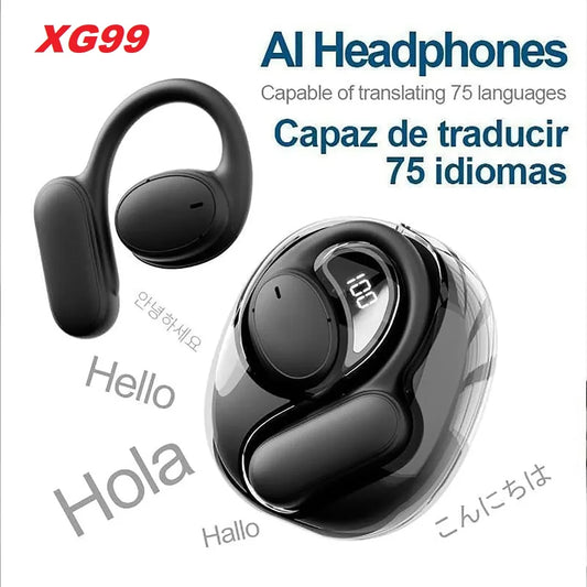 Wireless Translation Earbuds Smart Bluetooth 5.3 Translation Headphones Rechargeable Translation Earphone Real-Time 138 Language