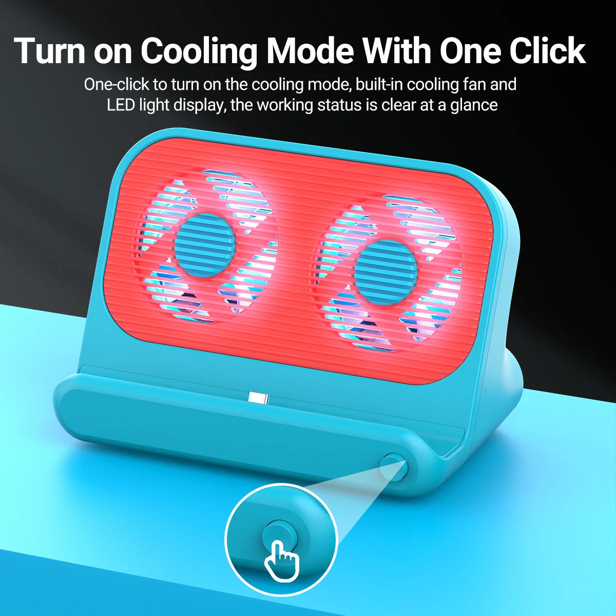 Cute New Style 6in1 Multifunction Nintendo Switch Dock with 4K HDMI Cooling Fans for Nintendo Switch/Switch OLED