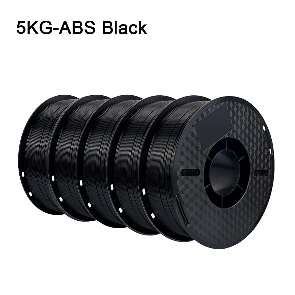 5KG ABS Filament 1.75mm 3D Printing Material  ±0.02mm 100% No Bubble Non-Toxic High Toughnes for FDM 3D Printer Filamen