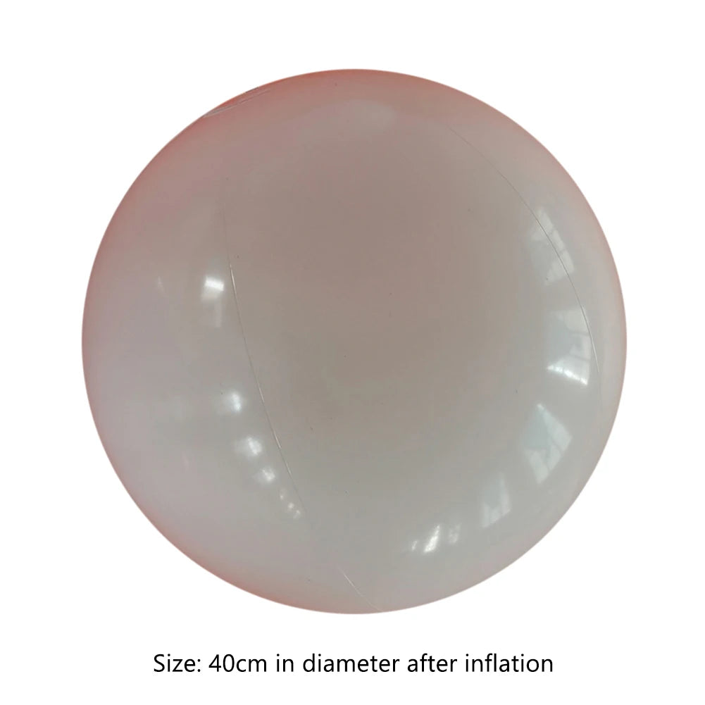40cm Beach Swimming Pool Play Ball with LED Light 16 Colors Glowing Balls
