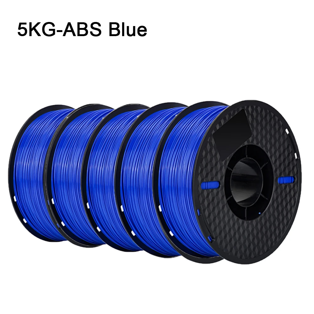 5KG ABS Filament 1.75mm 3D Printing Material  ±0.02mm 100% No Bubble Non-Toxic High Toughnes for FDM 3D Printer Filamen