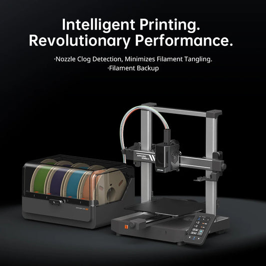 Combo Multi-Color FDM 3D Printer With Max 600mm/s Printing Speed Build Size 250x250x260mm Print in 4 to 8 Color