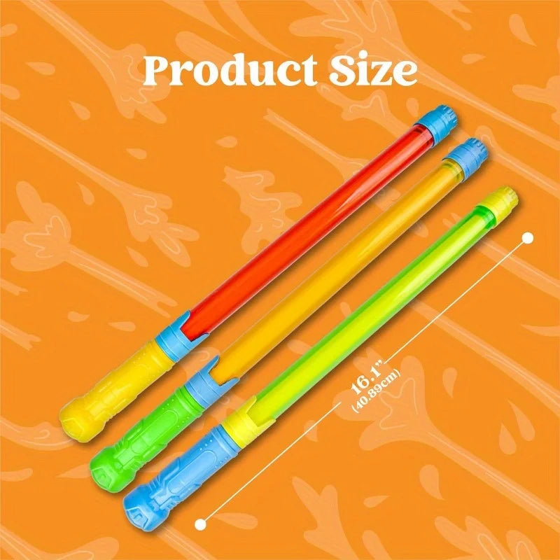 18 Pcs 16.5'' Water Gun Set Super Soaker Blaster Squirt Guns for Summer Swimming Pool Backyard Game Fighting Play Pool Toy