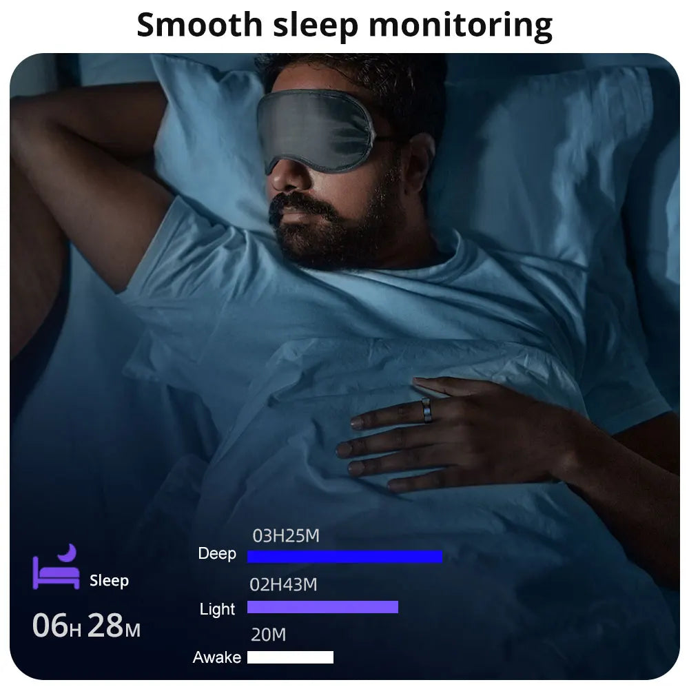 2025 R06 Smart Ring Men Women Health Monitor IP68 Waterproof Man Smartring Fitness Tracking Smart Rings Multiple Sport Modes