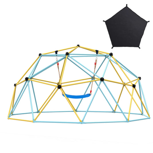 Climbing Dome 6/8/10/12FT Geometric Dome Climber Hammock Swing Jungle Gym Climbing Grip Outdoor Backyard Play Equipment