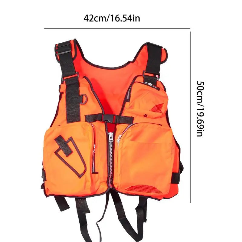 Snorkel Vests For Adults Life Vest Floatation Devices Fishing Life Vest With Reflective Strips Kayak Life Vest Fishing