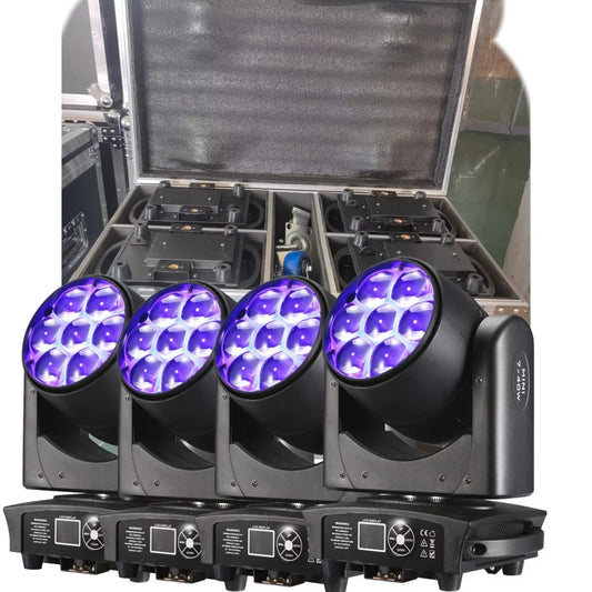 4PZ/Lyre Sharpy LED Beam + Wash 7x40W 4 in1 RGBW Zoom testa mobile DMX per NightClub Dj Disco Party Bar Stage Lighting Equipment