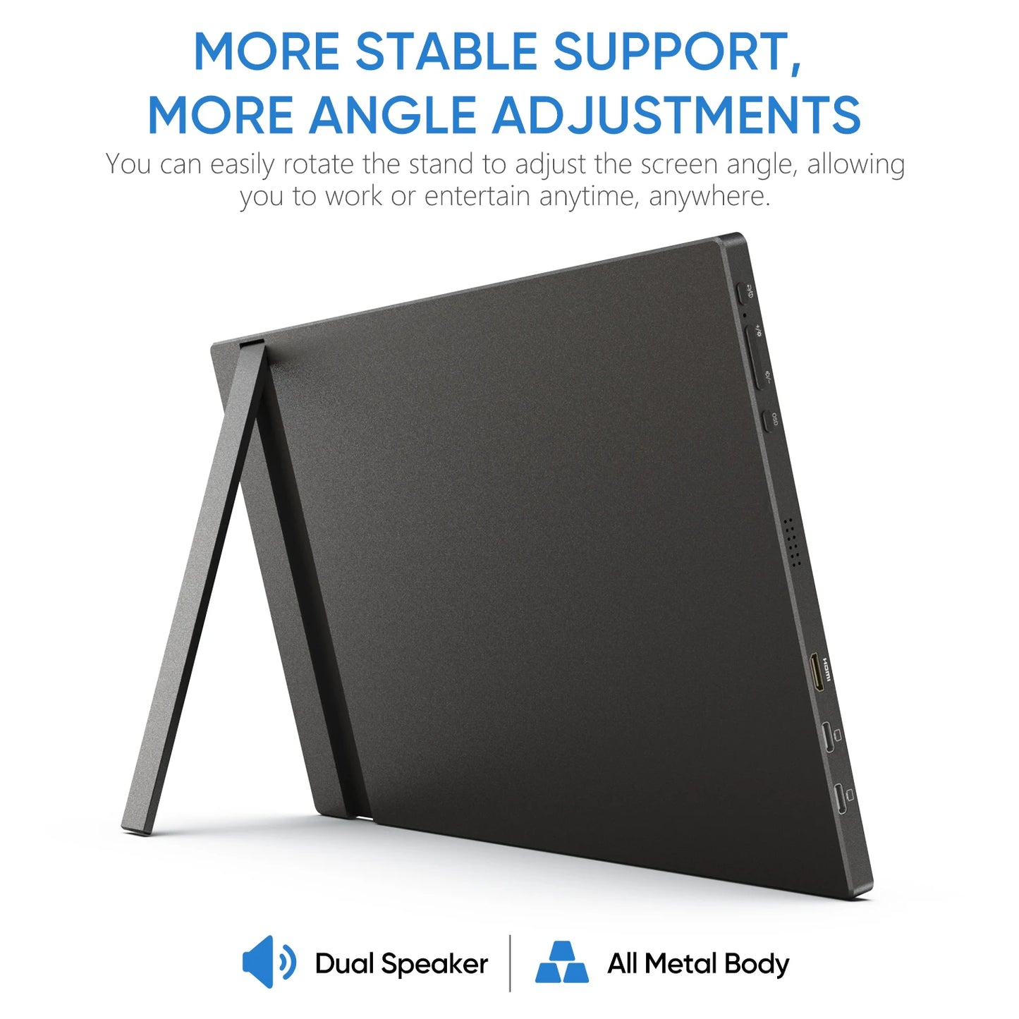 16.1 inches Portable Gaming Monitor 144hz 100%sRGB 1080P FHD IPS Screen Second Screen for Switch,Xbox,PS5,Laptop,Mac,Z1FC